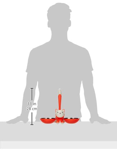 Amazon | Alessi AMMI09 RO Tigrito キャットボウル 熱可塑性樹脂
