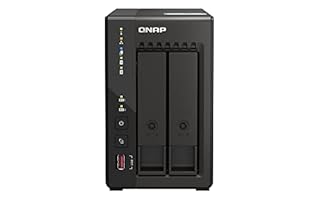 Qnap TS-253E 8G, 2 bay NAS (Intel® Celeron® J6412 4 core/4 thread, Turbo fino a 2,6 GHz, Dual 2,5 GbE) 8 TB bundle con dischi rigidi WD RED Plus da 4 TB