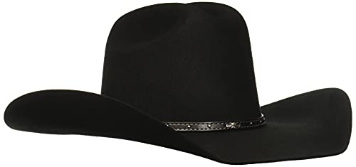 Justin Men's 3X Hills Hat, Black, 7