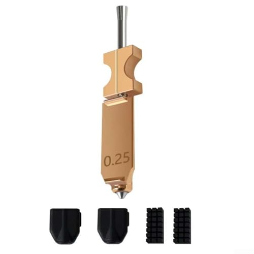EXTRWORY Kit For Flashforge AD5X Nozzle All Metal 3S Quick-Detachable Replacement With 2 Silicone Covers And 2 Nozzle Br