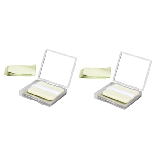 Mikinona 2 Sets Oil Absorbing Paper Set for Face Oil Blotting Sheets for Oily Skin Oil-orbing Sheets Facial Cleaning Paper