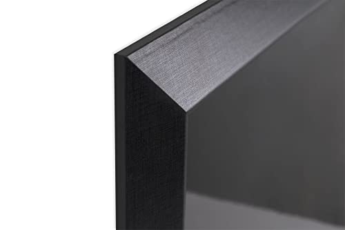 Mastervision Kamashi Easy Clean Magnetic Wet Erase Black Board With Mounting Kit For Home Wall Decor, 36" X 48", Black Frame #TOP5