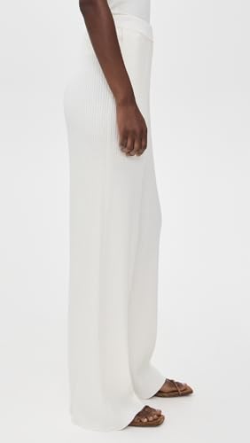 ATM Women's Cotton Cashmere Ribbed Wide Leg Pants4