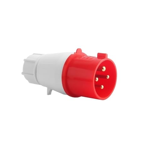 �Y�Ɨp�v���O����у\�P�b�g�R�l�N�^ 3���d�C 3/4/5 �R�A 16A/32A �h���q��v���O �I�X�R�l�N�^(4 Core 16a Plug 014)