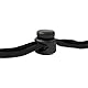 Caruba Schwarz Cord Handgelenkband - Sicherer Halt - Stilvolles Design - Verstellbare Passform - Komfortabler Griff