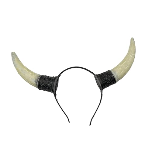 jojomis Horn Hairband for Cosplay Halloween Party Favors Gothic Lolita Role Playing Accessory