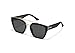 QUAY - Women's Sunglasses, Oversized Square with UV Protection (Sweet Talker, Black/Smoke)