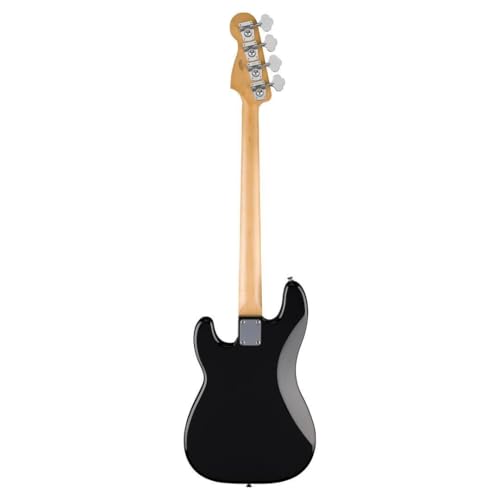 Fender Standard Precision Bass Guitar, with 2-Year Warranty, Modern "C" Shaped Neck, Laurel Fingerboard, White Pickguard, Black - image 2