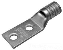 Two Hole Lug Compress Connector, 1/0 AWG