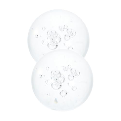 JOINPAYA 2pezzi Fontana da Scrivania Sfere Decorative Trasparente di per Decorazioni Interne Fermacarte Accessorio per Tavolo Oggetto di Scena