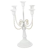Chandelier à 5 bras de style européen - excellents événements chaleureux comme les mariages, les anniversaires, noël, les activités d'entreprise, etc., chandeliers en fer