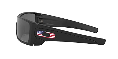 Image of Oakley mens Oo9101 Batwolf Rectangular Sunglasses
