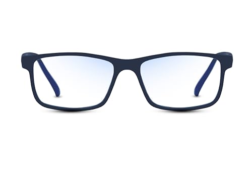 Image of EFERMONE Blue Ray Cut Light Filter Computer Glasses With Antiglare For Eye Protection (Zero Power,Blue Coated)