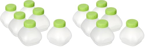SEB XF102000 Delices Box Coffret de Six Bouteilles Yaourt à Boire, Blanc (Lot de 2)