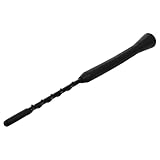 BAZEITFLOW Auto Dachantenne Kfz Fm Am Radioantenne Metall Gummi Robust für Auto LKW Wohnmobil mit Einfacher Montage und Modernem Design