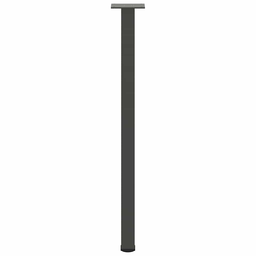 Nogi konsoli 4 szt. antracyt 72-74 cm ze stali