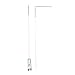 In the Breeze P-02 Two-Section Hang-It Pole with Swiveling Arm, 4 Feet