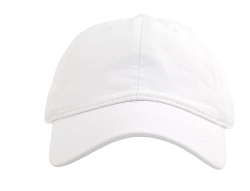 Image of Vintage Washed Cotton Baseball Caps Men Women Adjustable Unstructured Low Profile Dad Hat