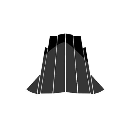 Adhesivo de ventana para CRV RS 2023-2025 que cubre arañazos con cromado negro brillante