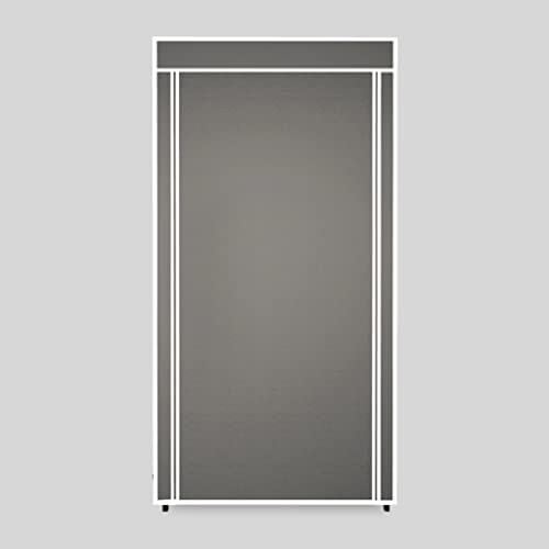 Image of YouCopia Shoe Rack for Home Non Woven Fabric - DIY Multipurpose Shoe Rack Organizer, 6-Layer Shoe Rack for Home -Shelf with Dustproof Door Entryway for Heels /Slippers /Boots (Grey, 6-Layer)