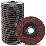 Flap Discs 4 Inch (100mm) Sanding Discs Grit Grinding Wheels Blades For Angle Grinder (Combo 10 Pcs (P60,80,-5pc each), 1)