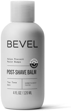 Bevel Aftershave for Men, Post Shave Balm, Razor Bump Solution for Men with Shea Butter and Jojoba Oil, After Shave Face Lotion, Soothes and Cools Skin to Help Prevent Ingrown Hairs