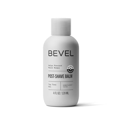 Bevel After Shave Balm for Men with Shea Butter and Jojoba Oil, Soothes and Cools Skin to Help Prevent Ingrown Hairs and Razor Bumps, 4 Fl Oz