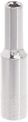 Deep Socket, SAE, 1/4-Inch Drive, 3/16-Inch, 6-Point () - CRAFTSMAN CMMT43571