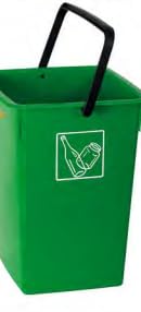 CUBETAS GASTRONORM ® - Cubeta reciclar verde 26L con asa 29x32x40 Fervik