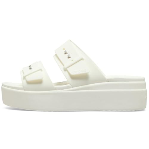 Image of Crocs Women's Brooklyn Buckle Low Wedges