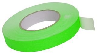 Image of Matt Cloth Fluorescent Gaffer Tape 25mm x 25m Green