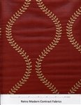 Silverstone Embroidered Silk in Rust .75 yards