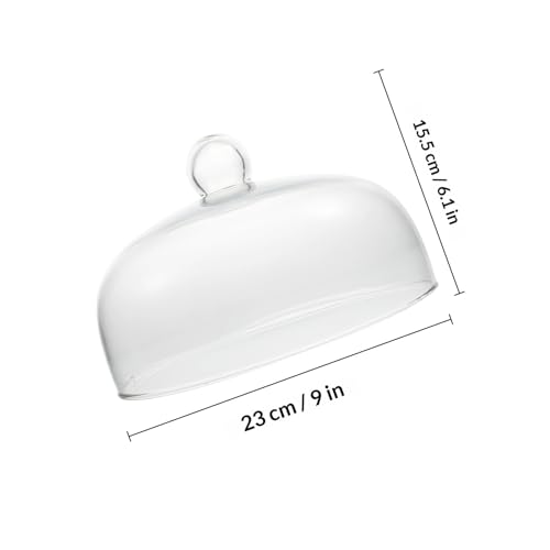 Elegante cubierta protectora para tartas con moderno acabado transparente para cocina de diseño 3