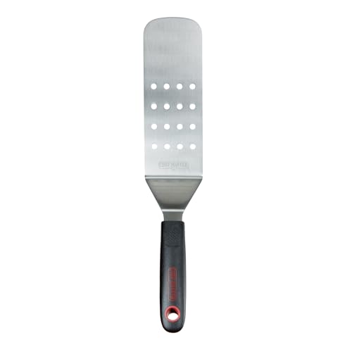Spatule flexible perforée de cuisine avec manche isolant lavable au lave-vaisselle