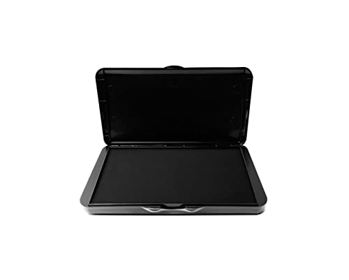 Imark Large Stamp Pad, Premium Quality Felt Pad, 3.45” X 6.20”, Lightweight (Black) #TOP2