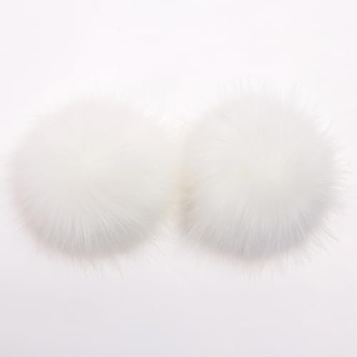 16 Bolas de peluche esponjosas de color claro con cuerda elástica 2