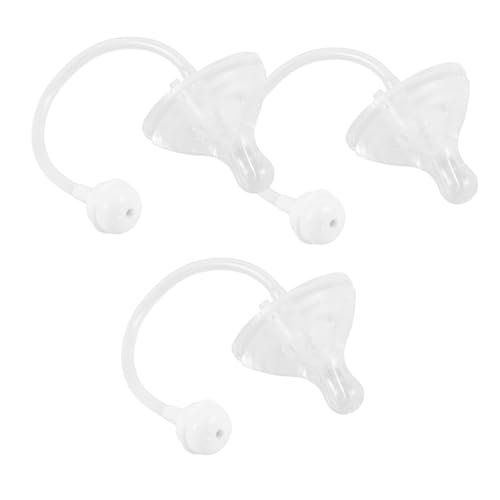 Vaguelly 3 Piezas De Silicona Para Biberones Pajitas Tetinas Arandelas Borlas Pajitas Tapas Para Lactancia Frascos De Refrescos Pesas Cinta Para Leche Chupetes Pajitas Tetinas