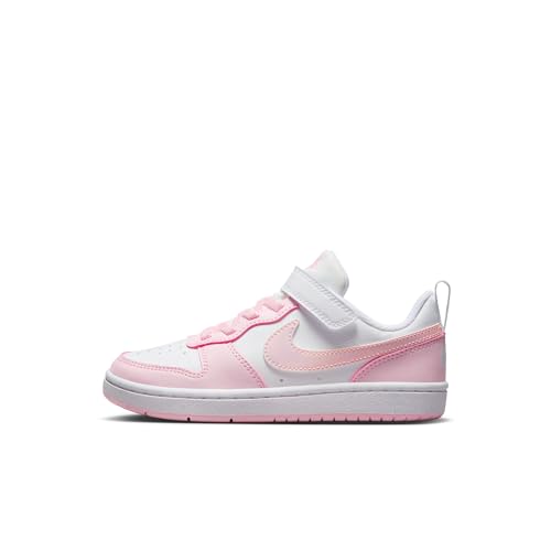 Nike Garçon Court Borough Low Recraft (GS), White Pink Foam, 38.5 EU