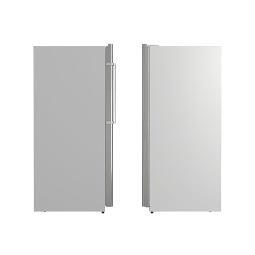Conserv 14cf Upright Freezer CONVERTIBLE REF Garage Ready E-Star 28in wide 110V (Stainless) on Fridge.com