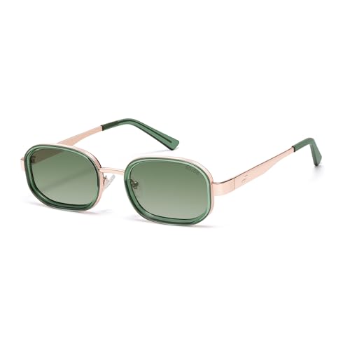 Image of SOJOS Trendy Rectangle Polarized Sunglasses for Women Men,Retro Square Shades Chic Sun Glasses SJ1291
