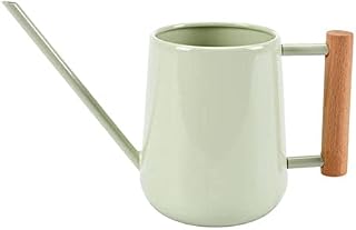 Burgon & Ball Indoor Watering Can in Charcoal Grey 0.7L Lightweight With Wooden Handle Thin Spout