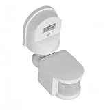 110-260V PIR high Sensitivity Motion Detection Light Switch. Motion Sensor Control Switch, Suitable for Outdoor Places Such as Courtyard Lights, streetlights, Gardens, etc. (White)