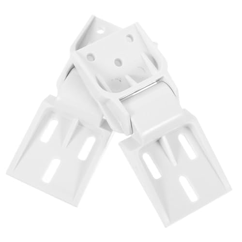 Veemoon 2 piezas Bisagras para Puerta de Congelador Plegables Accesorio Plástico Resistente para Reparación de Frigorífico Diseño sin Tornillos Montaje Rápido para Congeladores