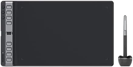 （07:00時点） HUION ペンタブ ペンタブレット Inspiroy 2 10.5 x 6.56インチ 全面アップグレードのペンPW110 最大24個のショートカットキーを設定可能 ホイールボタンも１個あり 作業効率が大幅に向上 Android Windows MacOS Linux対応 ブラック Lサイズ
