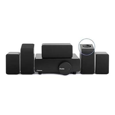 Platin Monaco 5.1.2 Home Theater System - Wireless Surround Sound System Upward Firing Speakers - THX Tuned & WiSA Certified
