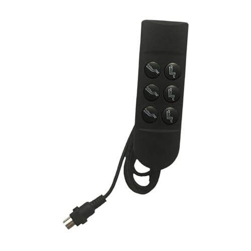 lmoikesz Interruptor reclinable con Seis Botones, Controlador Compacto Que Ofrece un Rendimiento excepcional para el Control Remoto del sillón reclinable eléctrico. Reemplazo, Derecho