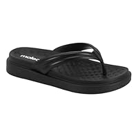 Sandalia Feminina Casual Confortavel Moleca 5554.100 - Original (Preto, BR, Adulto, Numérico, 36)