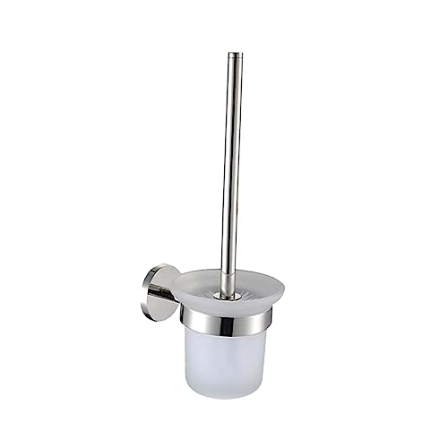 Cabilock Portaescobillas De Baño Moderno Montado En La Pared Que Ahorra Espacio con Cerdas Y Almacenamiento De Olores para Un Baño Limpio