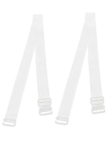 Allegra K Femmes Plastique Transparent Flexible Réglable Soutien-Gorge Sangles D'épaule Paire - Transparent, Femmes, One Size Cover