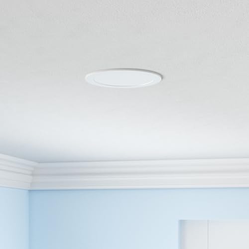 Ensenior 6Inch LED Recessed Slim Pot Light with Junction Box, 2700K/3000K/3500K/4000K/5000K Changeable, 12W 110W Eqv, Dimmable IC-Rated Ceiling Lighting, 1050LM High Brightness (4 Pack) by Ensenior - Image 2